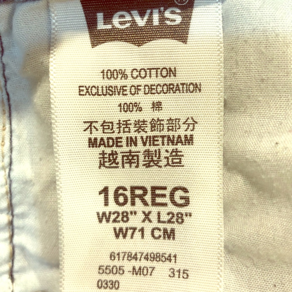 Size 16 Levi Jeans